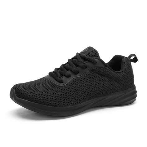 black sports sneakers|all black sports shoes.